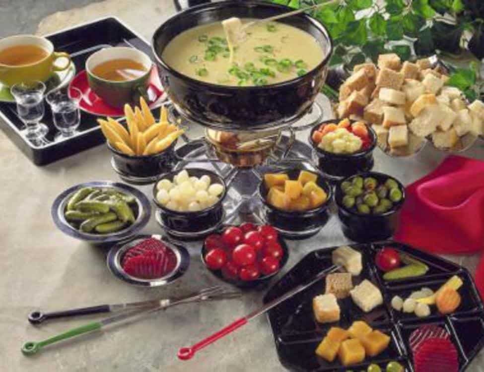 Fondue suiço de queijo Receitas, Gastronomia e Culinária
