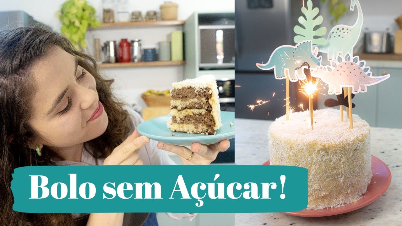 Bolo de aniversário bebé de banana e chocolate - Criar Comer Crescer