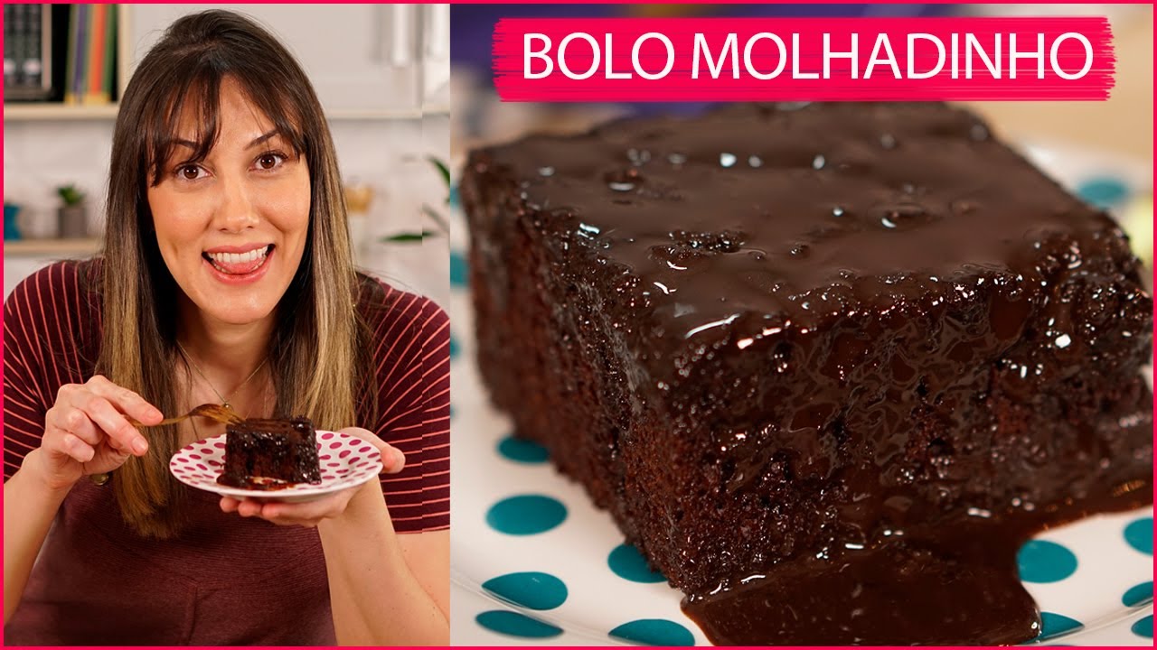 Bolo de chocolate molhadinho: a melhor receita que você vai provar